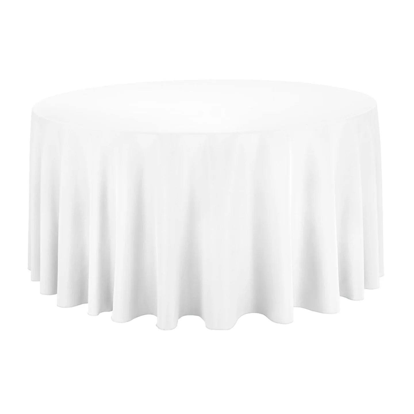 Ivory Elegance Round Tablecloth