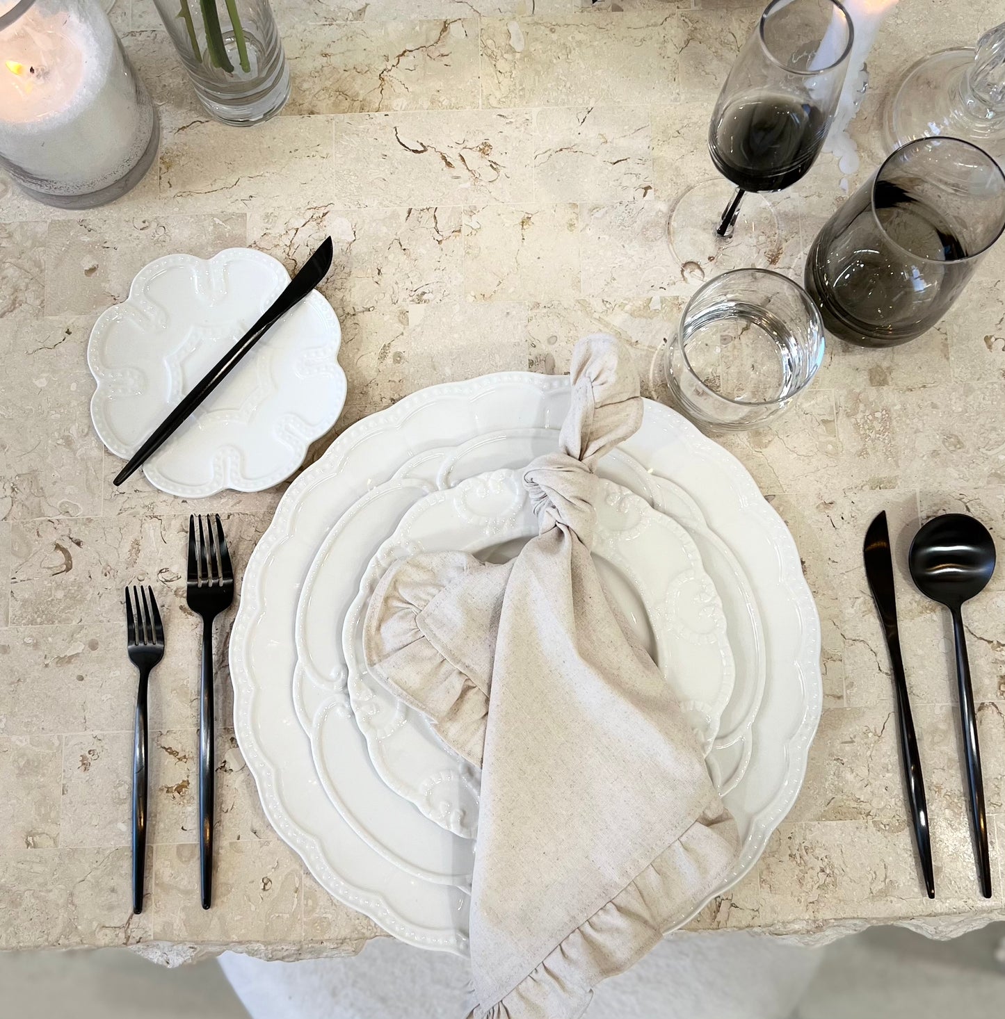 Matte Luxe Black Cutlery Set