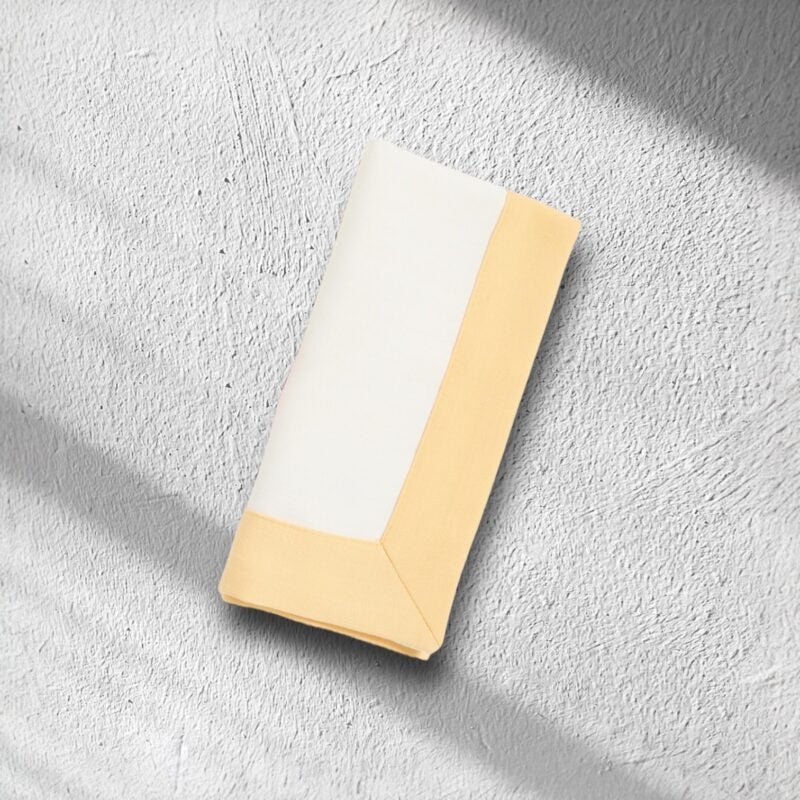 Sunlit Blossom Embroidered Napkin