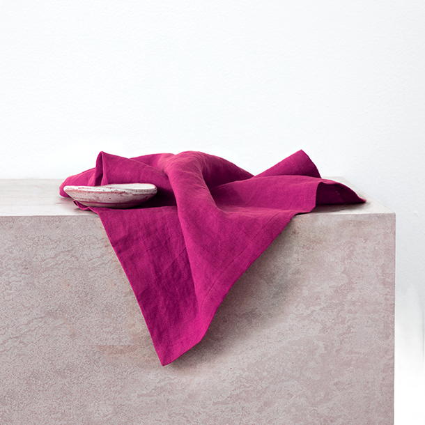Magenta Bloom Napkin