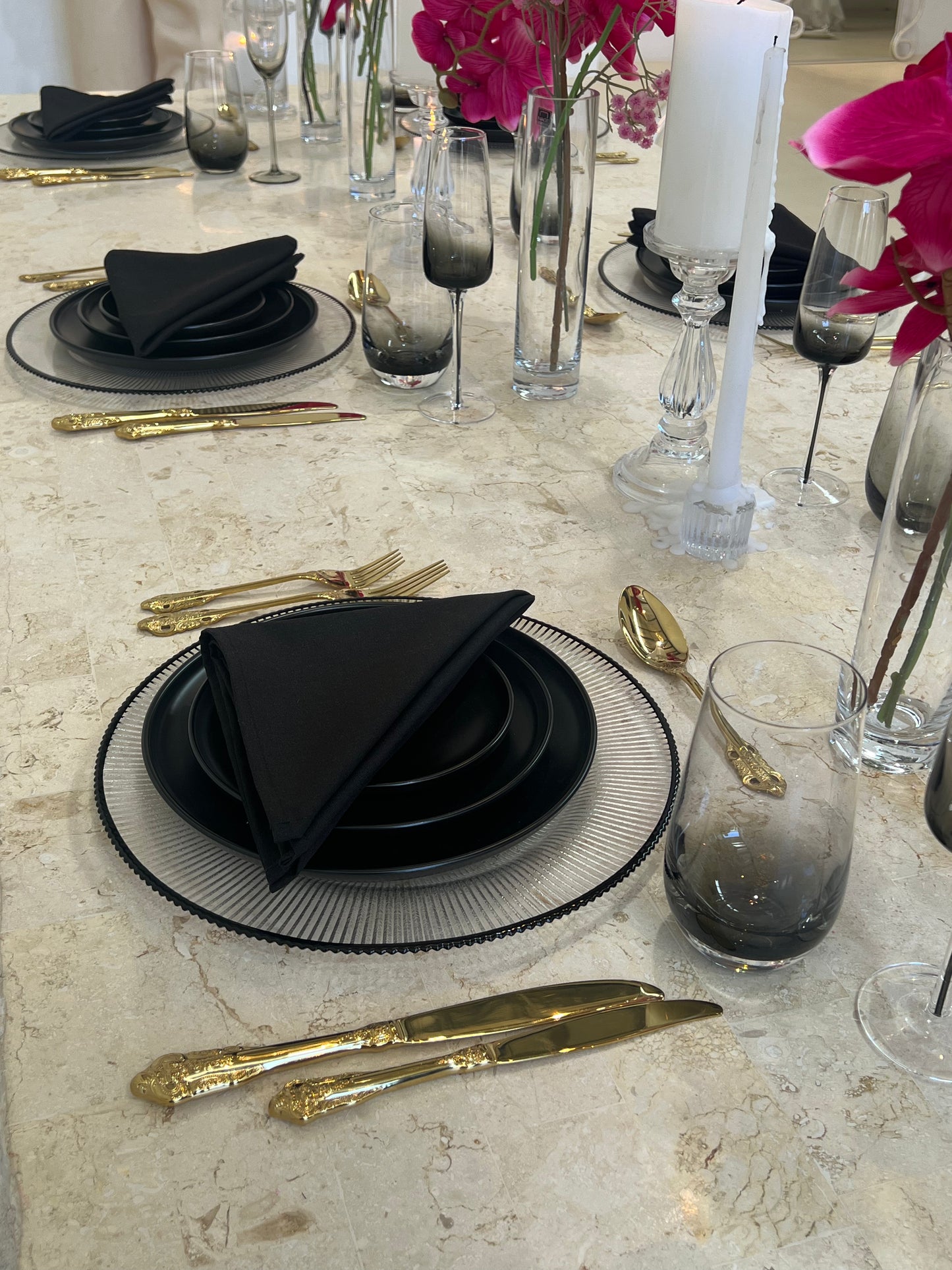 French Gold Cutlery Set