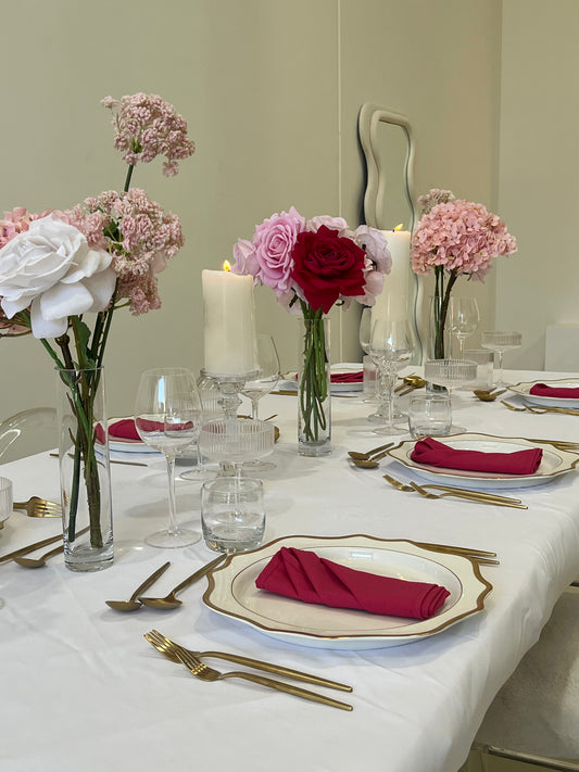 Magenta Bloom Napkin