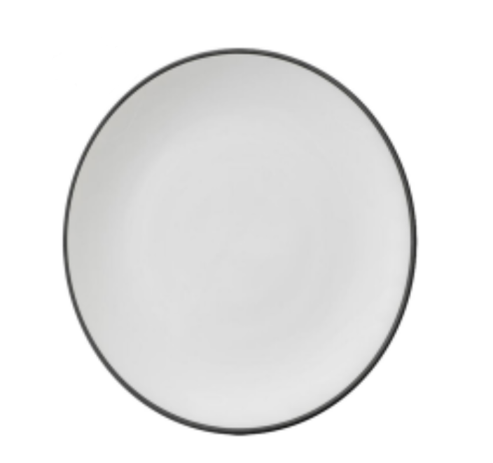 Onyx Rim Charger Plate 12"