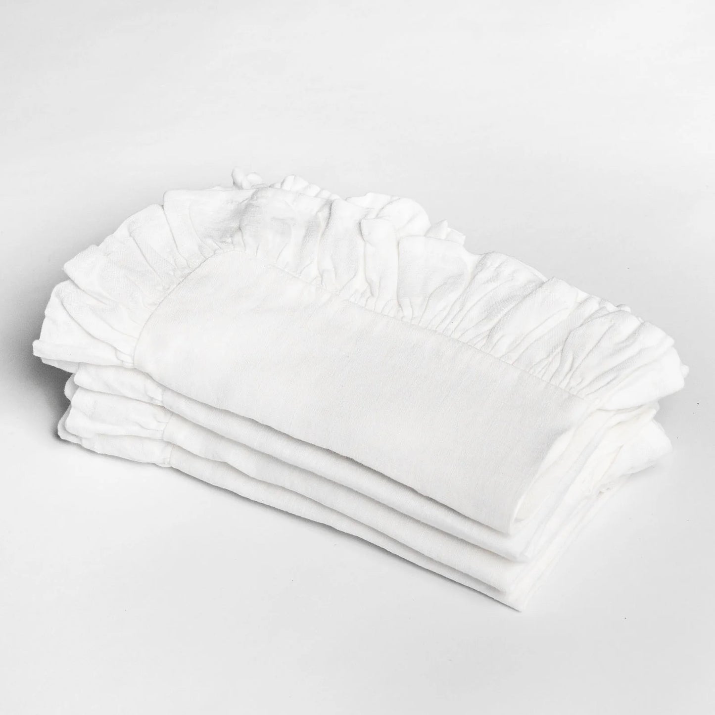 Ivory Ruffle Elegance Napkin